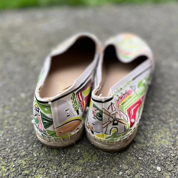 Kate Spade New York Putt Putt Espadrille slip-on Sz 8.5 - Picture 3 of 8